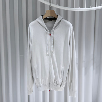 KITON コットンウールフードジップジャケット(A+/XL(54)) 155762087