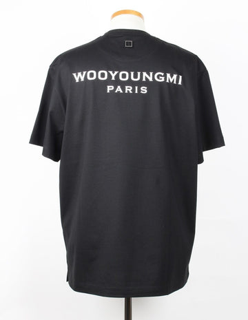 Wooyoungmi Cotton Back Logo T-Shirt Black 46(95) 155768612