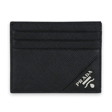 Prada Men's Saffiano Logo Card Holder (Black) 2MC223 QME F0002 141928575