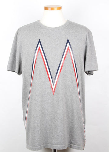 MONCLER ビッグロゴ バッジ 半袖 Tシャツ XL(105) 155774036