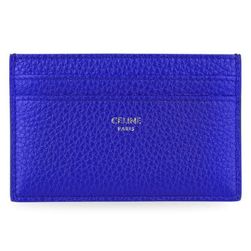 CELINE グレインカーフスキンロゴカード財布(ウルトラブルー) 10N763GTH 07QI 152229965