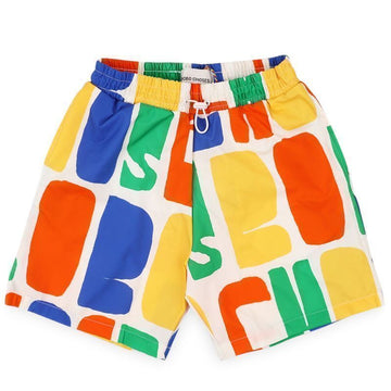 Bobo Choses Kids Color Logo All Over Swim Pants (Multi) B126AC152 199 154025848