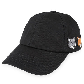 MAISON KITSUNE ダブルフォックスヘッドパッチキャップ 155332927