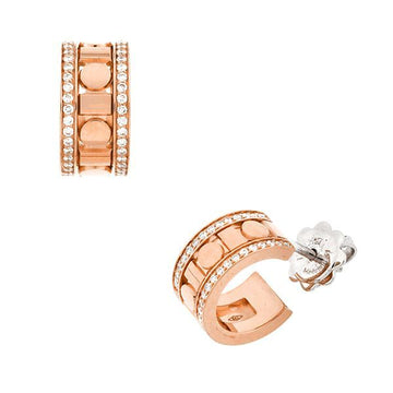 DAMIANI ベルエポック リル ダイヤモンド 18K ピンクゴールド ピアス 20093333 150429326