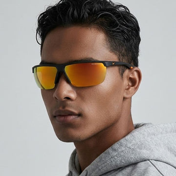 NIKE Sportsonnenbrille CW4665 015 Tempest M Orange Mirror 155780094