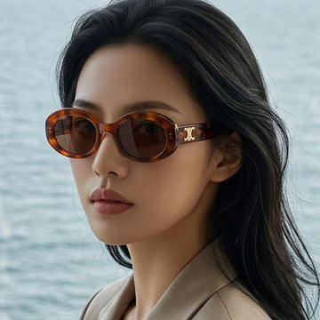 Celine Triomphe 01 Sunglasses CL40194U 53E Luxury Geek Chic Tortoiseshell Frame 155780954