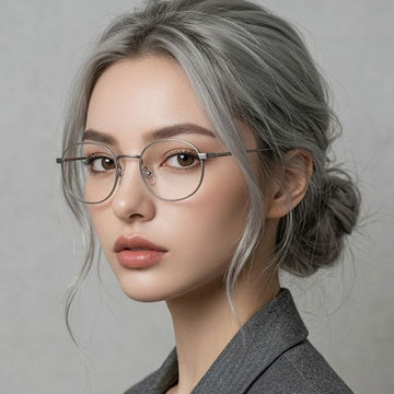 PAUL SMITH メガネフレーム PSOP105 033 メンズ・レディース用 無光沢グレー ラウンドメタル 155781506
