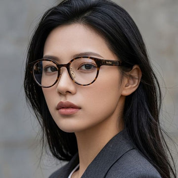 MAXMARA Brille MM5125 D 052 Luxus Schildkröte Rund 155781764