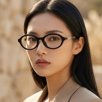 Gucci Eyeglasses Frame GG2153O 001 Oval Acetate Unisex Daily Use 155782101