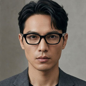 Gucci Frame GG2103OL 005 Black Square Horn Glasses Fashion Daily Unisex 155782123