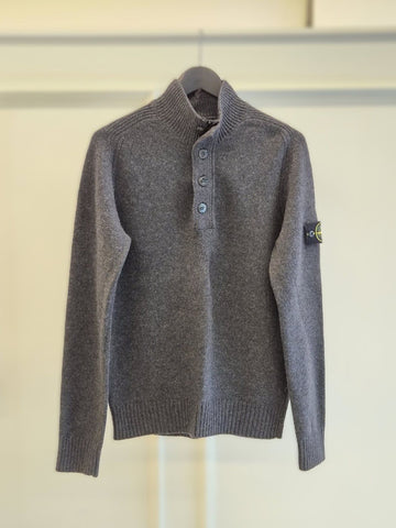 STONE ISLAND ジッパーニットシャツ グレー 状態 A 155785784