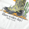 GANNI T-Shirt mit Logo und Westernstiefeln 26SS A1050075 155789070 [P]