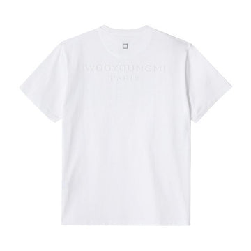 WOOYOUNGMI Leuchtende Rücklogo Kurzarm-T-Shirt Damen M241TS09 715W 87773088