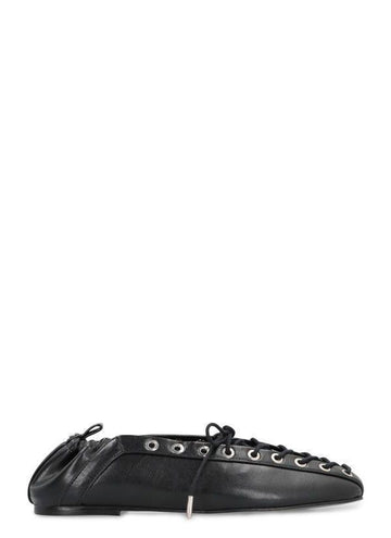 Ganni Lace-Up Ballerina S2914 099 151058005