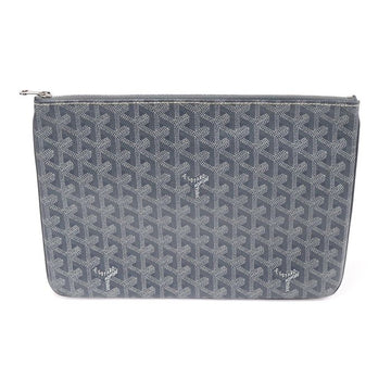 GOYARD グレー ゴヤディン キャンバス セナ MM クラッチ EP66533GO 155791455