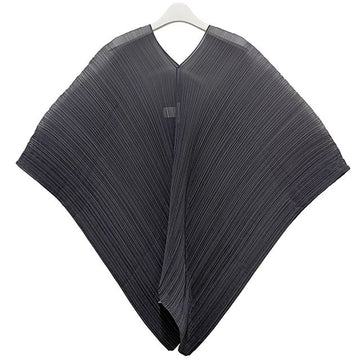 ISSEY MIYAKE 26SS プリーツプリーズ ベーシック マダムティ ショール スモール グレー (PP58AD111 12) 155791535