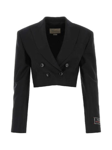 Gucci Wool Mohair Crop Jacket 1000 133010720