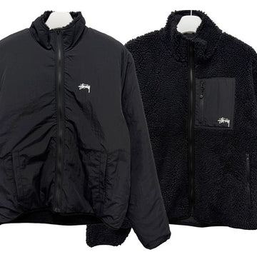 stussy Reversible Sherpa Jacket Black 155791582