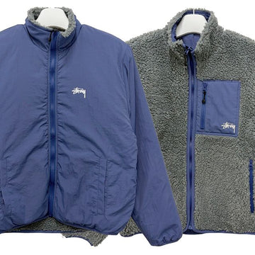 STUSSY SHERPAリバーシブルジャケット ブルーストーン (118529 2604) 155791585