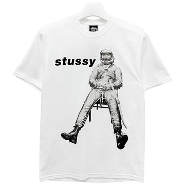 STUSSY ASTRONAUT 半袖Tシャツ ホワイト (1905107 1201) 155791642