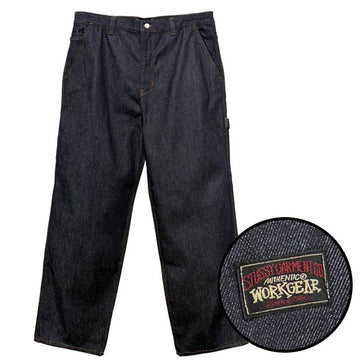 STUSSY カーペンター デニムパンツ ロー インディゴ (116703 0876) 155791710