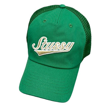 STUSSY ロープロファイルアスレチックトラッカースナップバックキャップフォレスト (1311165 0410) 155791725