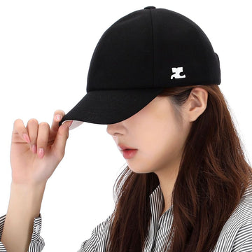 COURREGES ウールシグネチャーボルキャップ ブラック 商品番号: 323ACT002WO0036 73254444