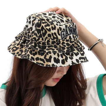 Ganni Leopard Bucket Hat 25FW A6915 943 149006111