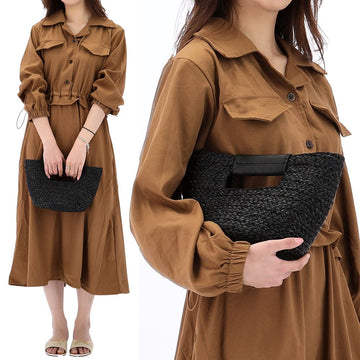 Helen Kaminski 25FW Remi Mini Tote Bag BAG51851 Charcoal Black 150507899