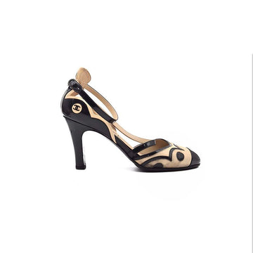 CHANEL アーカイブアンクルストラップパンプス L358142 155793493