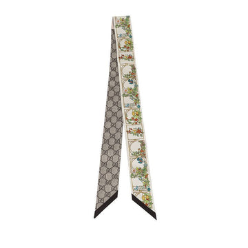 Gucci Print Silk Neck Bow 115111581