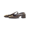 LOUIS VUITTON Monogram Madeleine Slingback Pumps Sandals L828110 155796150 [P]