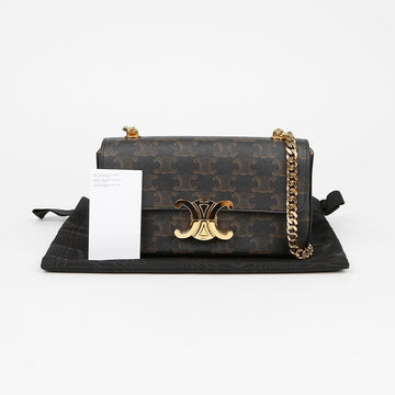 CELINE トリオンフ クロード チェーン ショルダーバッグ 197992DQW 155336882