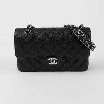 CHANEL Caviar Classic Small Flap Shoulder Bag A01113 155386813