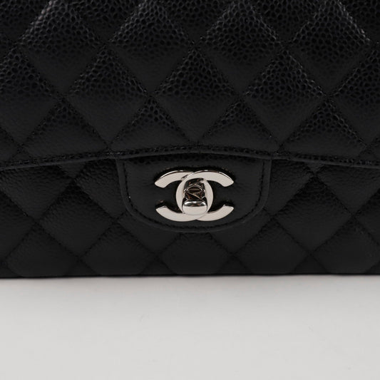 CHANEL Caviar Classic Small Flap Shoulder Bag A01113 155386813 [P]