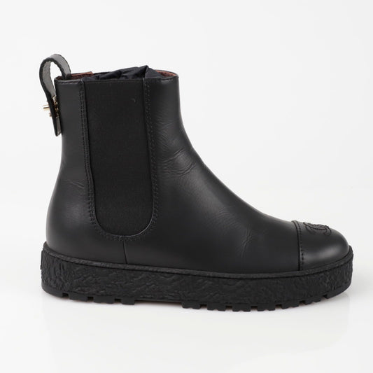 CHANEL Turnlock Ankle Boots 38.5 155450958 [P]