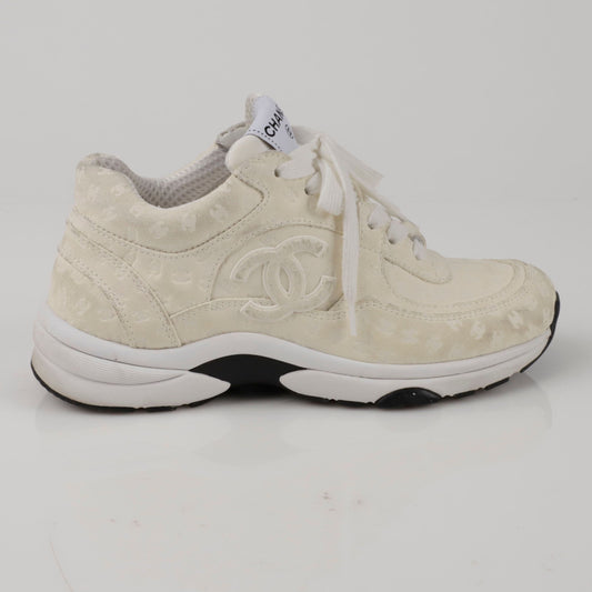 CHANEL G39230 Tennis Sneakers Size 36 155455646 [P]
