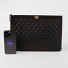 CHANEL キャビア ボーイ ラージ クラッチ A84407 155586615 [P]