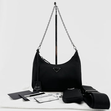 Prada Tesuto Re-edition Multi Hobo Bag 1BH204 155809487