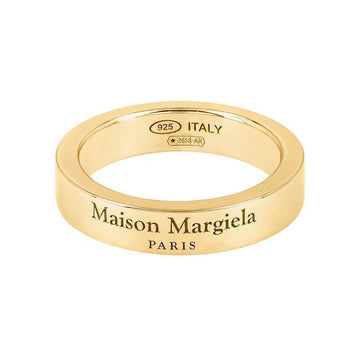 MAISON MARGIELA イングレービングロゴシルバーリング4mm 155331514