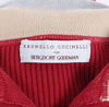 BRUNELLO CUCINELLI ハーフジッパー ニット セーター レッド 54(105) 155825136 [P]