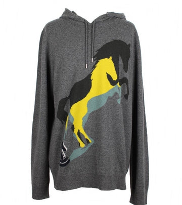 HERMES キャッス アンド シャドウ カシミヤ フード セーター XXL(110) 155825452