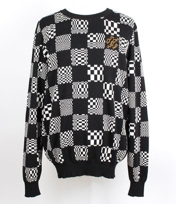 Louis Vuitton Distorted Damier Crew Neck Knit XL 155826567