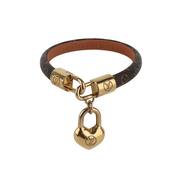Louis Vuitton Monogram Crazy In Lock Charm Bracelet 17 Size 37112-3 155827243