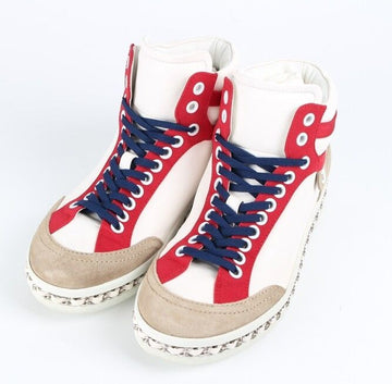 CHANEL チェーンハイトップスニーカー 36(230) 155828656