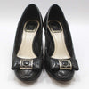 Dior Black Quilted Cannage Leather Bow Pump Shoes 36D 155828917 [P]