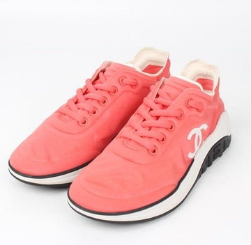 CHANEL Coral Pink Sneakers 37(240) 155832441