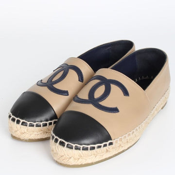 CHANEL Ramskin Espadrille Mule Slip-On 36(230) 155834241