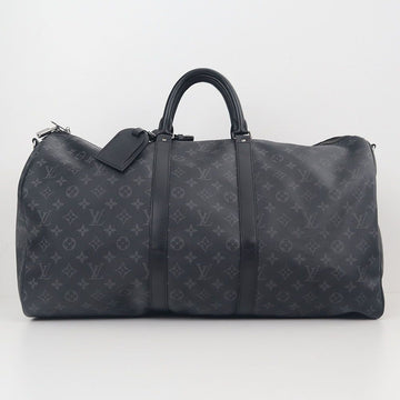 LOUIS VUITTON Keepall 55 Bandoulière Monogram Eclipse M40605 155835160