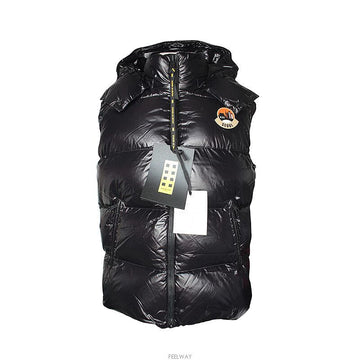 Moncler Genius Black Down Hooded Vest 4 155856542